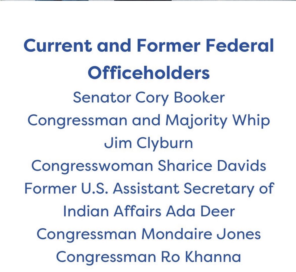 Mandela Barnes Senate Campaign Website from 2022