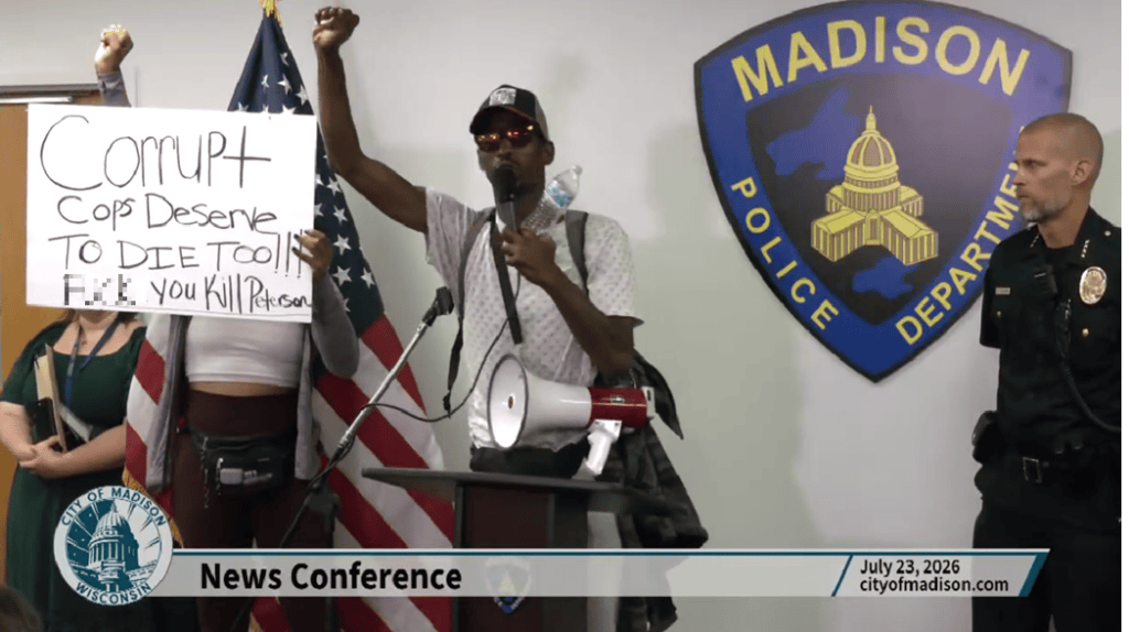 Madison Police Let Radical Write-In Candidate Hijack Press Conference on Ruiz Shooting