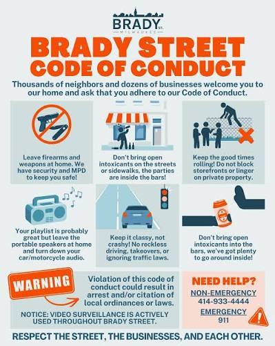 Brady Street Violence Continues Despite Code of Conduct Signs